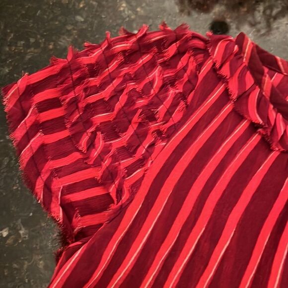 Marc Jacobs 💯 SILK Blouse Sz 2 sheer top - Picture 4 of 10